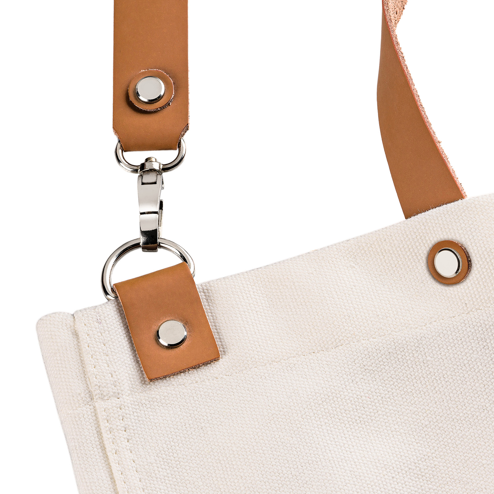 The Tote, Creme, Leder braun, KOCHU_0001_f2