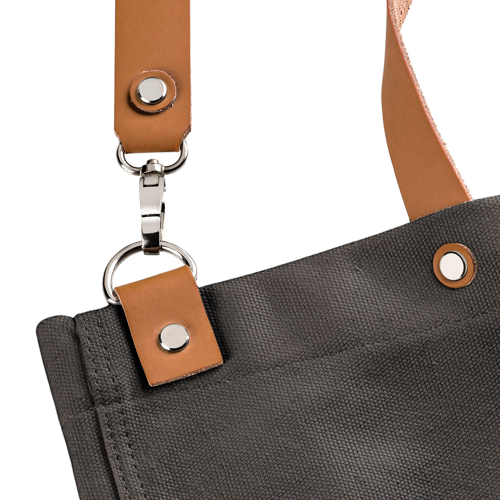 Canvas Shopper in Grau EAZYBAG