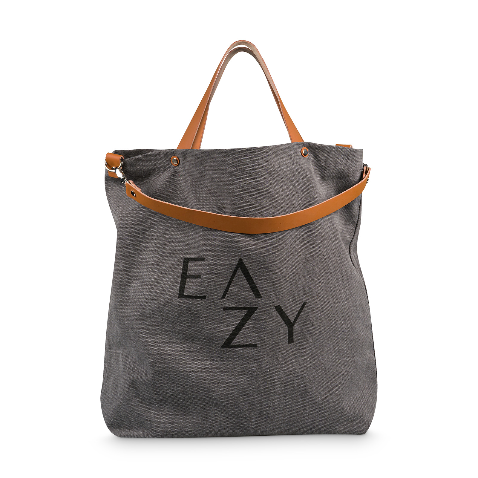 Canvas Shopper in Grau EAZYBAG
